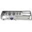 70-72 Chevelle Sweep Silver Dash Carrier w/Auto Meter Sport Comp II Gauges