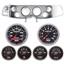 70-78 Camaro Silver Dash Carrier w/Auto Meter Sport Comp II Gauges