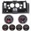 69 Camaro Black Dash Carrier w/Auto Meter Sport Comp II 5" Gauges