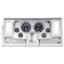 69-76 Nova Silver Dash Carrier w/Auto Meter Cobalt 5" Gauges
