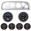 60-63 Chevy Truck Silver Dash Carrier w/Auto Meter Cobalt Gauges