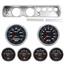 64 Chevelle Silver Dash Carrier w/ Auto Meter 5"  Cobalt Gauges