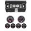 80-86 Ford Truck Black Dash Carrier w/ Auto Meter 3-3/8" Sport Comp II Gauges