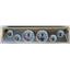 66 67 Nova Silver Dash Carrier w/ Auto Meter NV Gauges