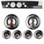 67-69 Barracuda Carbon Dash Carrier w/ Auto Meter 5" American Muscle Gauges