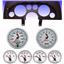 90-92 Camaro Black Dash Carrier w/Auto Meter C2 Gauges