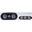 62-64 Nova Black Dash Carrier w/Auto Meter C2 Gauges