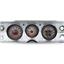 1964-65 Chevy Chevelle VHX System, Carbon Fiber Face - Red Display