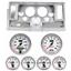 69-76 Nova Silver Dash Carrier w/Auto Meter NV 5" Gauges