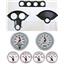 55-56 Bel Air Carbon Dash Carrier w/Auto Meter C2 Gauges