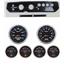 64 Chevelle Carbon Dash Carrier w/ Auto Meter 3-3/8" Cobalt Gauges