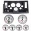 69-76 Nova Black Dash Carrier w/Auto Meter NV 5" Gauges