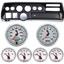 70-72 Chevelle Sweep Black Dash Carrier w/Auto Meter C2 Gauge Gauges