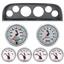 60-63 Chevy Truck Black Dash Carrier w/Auto Meter C2 Gauges