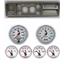 73-79 Ford Truck Silver Dash Carrier w/ Auto Meter 3-3/8" C2 Gauges