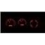 Dakota Digital 64 65 Chevy Chevelle El Camino Analog Dash Gauges Kit Black Alloy Red VHX-64C-CVL-K-R