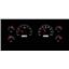 Dakota Digital 79-86 Ford Mustang Dash Gauge Black Alloy White VHX-79F-MUS-K-W