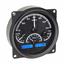Dakota Digital 55 - 86 Jeep CJ VHX Analog Dash Gauges System Instruments Black Alloy Blue VHX-55J-K-