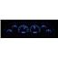 Dakota Digital 60 61 62 63 ChevyTruck VHX Gauges Black Blue VHX-60C-PU-K-B