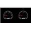 Dakota Digital 47-53 Chevy Truck Analog Gauges Black Alloy White VHX-47C-PU-K-W