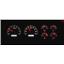 Dakota Digi. 78-88 Oldsmobile Cutlass Analog Gauges Black White VHX-78O-CUT-K-W