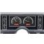 Dakota Digital 1984-87 Buick Regal Analog Gauges Black Alloy Red VHX-84B-REG-K-R
