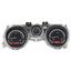 Dakota Digital 71-73 Ford Mustang Analog Dash Gauges Black Alloy Red VHX-71F-MUS-K-R