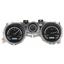 Dakota Digital 71-73 Ford Mustang Analog Dash Gauges Black Alloy White VHX-71F-MUS-K-W
