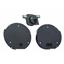 Dakota Digital 71-73 Ford Mustang Analog Dash Gauges Black Alloy White VHX-71F-MUS-K-W