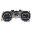 Dakota Digital 71-73 Ford Mustang Analog Gauges Black Alloy Blue VHX-71F-MUS-K-B