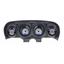 1969 Ford Mustang VHX System, Silver Face - Blue Display