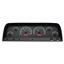 Dakota Digital 64 65 66 Chevy Pickup Truck VHX Analog Dash Gauges Black Alloy Style Red VHX-64C-PU-K