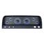 1964-66 Chevy Truck VHX System, Carbon Fiber Face - Blue Display