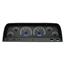 Dakota Digital 64 65 66 Chevy Pickup Truck VHX Analog Dash Gauges Black Alloy Blue VHX-64C-PU-K-B
