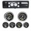 73-79 Ford Truck Carbon Dash Carrier w/ Auto Meter Carbon Fiber Electric Gauges
