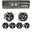 73-79 Ford Truck Silver Dash Carrier w/ Auto Meter Carbon Fiber Electric Gauges