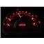 Dakota Digital 49 50 Oldsmobile VHX Analog Dash Gauge System Cluster Silver Alloy Red VHX-49O-S-R