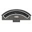 Dakota Digital 57 Ford Car Analog Dash Gauge System Black Alloy White VHX-57F-K-W