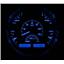 Dakota Digital 1951 Ford Car Analog Gauges Silver Alloy Blue VHX-51F-S-B