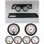 67-68 Cougar w/AC Carbon Dash Carrier w/ Auto Meter Phantom Electric Gauges