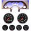 90-92 Camaro Silver Dash Carrier w/Auto Meter Sport Comp Electric Gauges