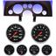 90-92 Camaro Black Dash Carrier w/Auto Meter Sport Comp Electric Gauges