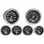 69 Chevelle Silver Dash Carrier Auto Meter 3-3/8" Carbon Fiber Electric Gauges