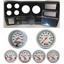 73-83 GM Truck Carbon Dash Carrier w/Auto Meter Ultra Lite Electric Gauges