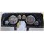 90-92 Camaro Carbon Dash Carrier w/Auto Meter Ultra Lite Electric Gauges