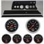 66 Chevelle Black Dash Carrier w/Auto Meter Sport Comp Electric Gauges
