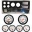 73-83 GM Truck Carbon Dash Carrier w/Auto Meter Phantom Electric Gauges