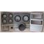 84-87 Chevy Truck Silver Dash Carrier w/Auto Meter Phantom Electric Gauges