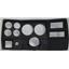 84-87 Chevy Truck Black Dash Carrier w/Auto Meter Ultra Lite Electric 5" Gauges