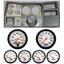 84-87 Chevy Truck Silver Dash Carrier w/Auto Meter Phantom Electric 5" Gauges